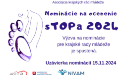 VÝZVA NA DORUČENIE NOMINÁCIÍ NA OCENENIE sTOPa 2024